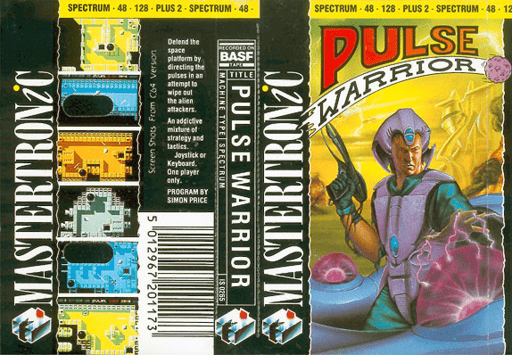Pulse Warrior box art for ZX Spectrum